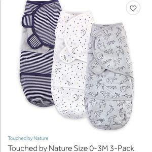 Touched by nature Organic cotton Swaddling pack
